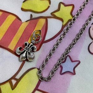 Chrome Hearts Cross 925 Sterling Silver Necklace